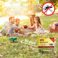 SPIRALSHIELD - SPIRÁLA PROTI KOMÁRŮM S KOVOVÝM DRŽÁKEM