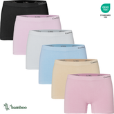 BAMBOOSOFT™ – 6-V-1 BEZŠVEJOVÉ BAMBUSOVÉ SPODNÍ PRÁDLO (SADA 6 KS) - 60 Kč za ks