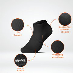 STEPLIGHT™ – PRÉMIOVÉ SPORTOVNÍ PONOŽKY 3 V 1 S CERTIFIKÁTEM OEKO-TEX (BALENÍ 3 KS) - 40 Kč za ks