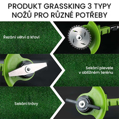 GRASSKING™ - AKU SEKAČKA NA TRÁVU