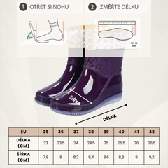 COMFORT - ZAHRADNÍ BOTY S VYJÍMATELNOU PONOŽKOU