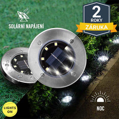 LIGHTSON®: LED SOLÁRNÍ LAMPY, 2+2 ZDARMA