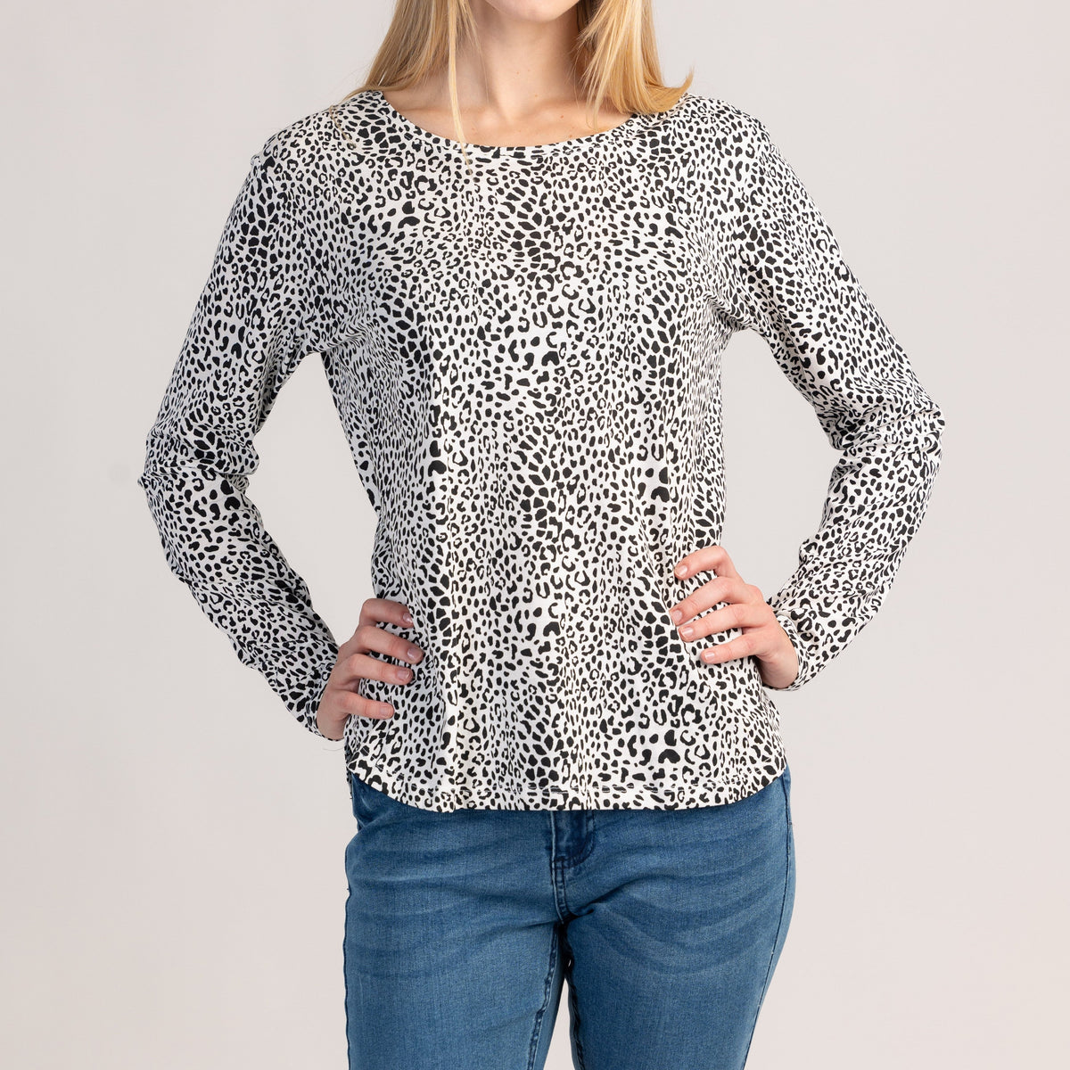 VIVA - DÁMSKÁ TRIČKA S DLOUHÝM RUKÁVEM ZE 100% BAVLNY