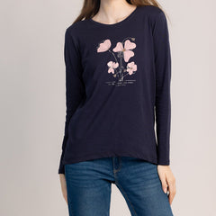 SORA  - DÁMSKÉ TRIČKO S DLOUHÝM RUKÁVEM ZE 100% BAVLNY