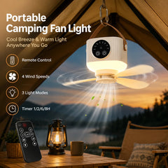 AERONIX - DOBÍJECÍ PŘENOSNÝ STROPNÍ VENTILÁTOR