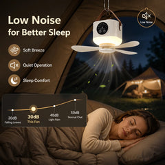 AERONIX - DOBÍJECÍ PŘENOSNÝ STROPNÍ VENTILÁTOR