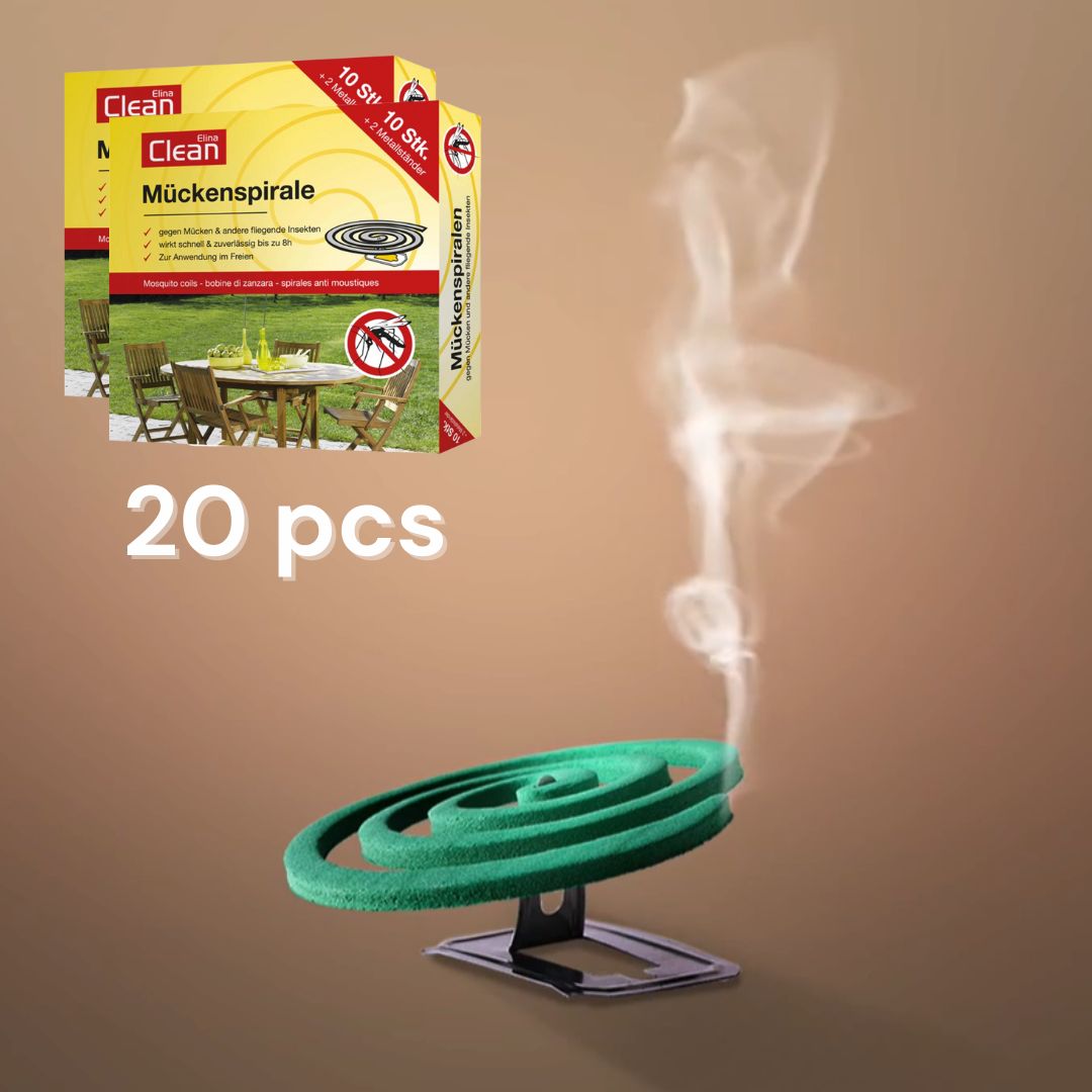 SPIRALSHIELD - SPIRÁLA PROTI KOMÁRŮM S KOVOVÝM DRŽÁKEM