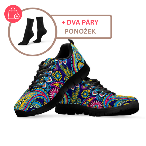 BOHOSTEP™ – DÁMSKÉ BAREVNÉ TENISKY