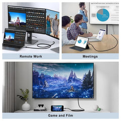 VIDILINK™ - Kabel USB-C do HDMI pro televizi a monitor, bez ovladačů