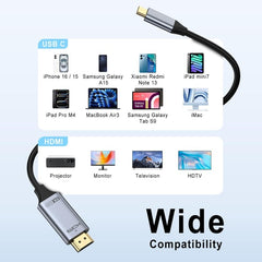 VIDILINK™ - Kabel USB-C do HDMI pro televizi a monitor, bez ovladačů