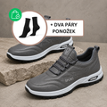 ŠEDÁ + DVA PÁRY PONOŽEK