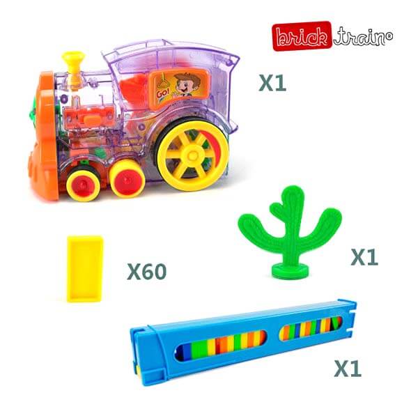 BRICKTRAIN® - VLÁČEK, KTERÝ SKLÁDÁ KOSTKY