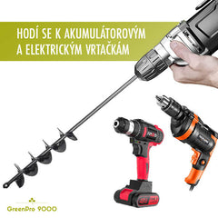 GREENPRO 9000® - ZEMNÍ VRTÁK NA ZPRACOVÁNÍ PŮDY