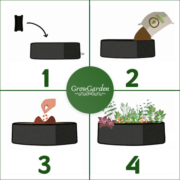 GROWGARDEN® - VYSOKÝ ZÁHON 1+1 ZDARMA