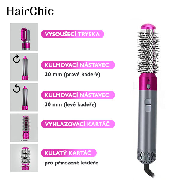HAIRCHIC™ - VÍCEÚČELOVÝ KULMOFÉN NA VLASY 5v1
