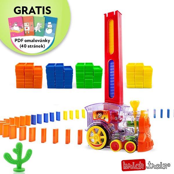 BRICKTRAIN® - VLÁČEK, KTERÝ SKLÁDÁ KOSTKY