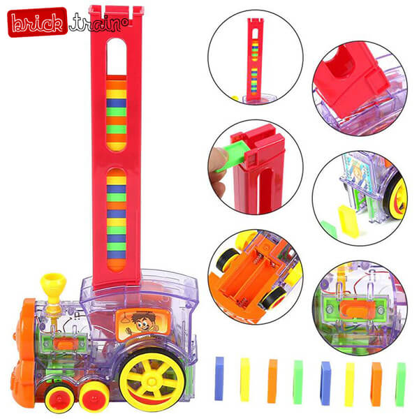 BRICKTRAIN® - VLÁČEK, KTERÝ SKLÁDÁ KOSTKY