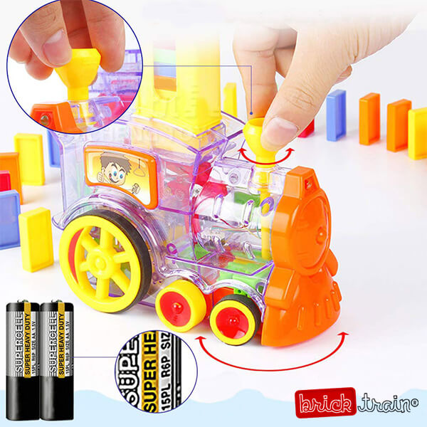 BRICKTRAIN® - VLÁČEK, KTERÝ SKLÁDÁ KOSTKY