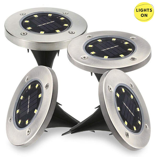 LIGHTSON®: LED SOLÁRNÍ LAMPY, 2+2 ZDARMA