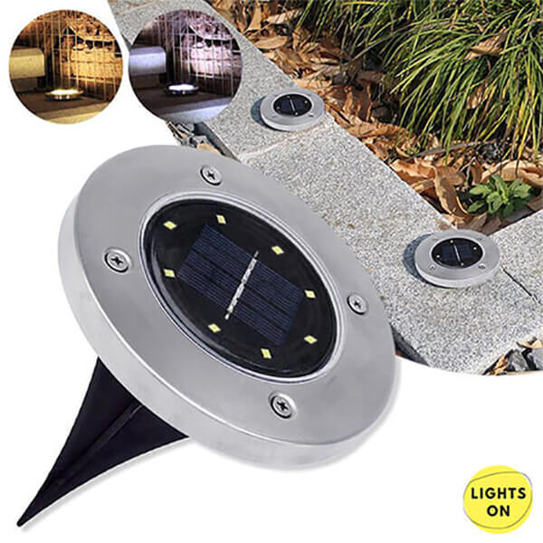 LIGHTSON®: LED SOLÁRNÍ LAMPY, 2+2 ZDARMA
