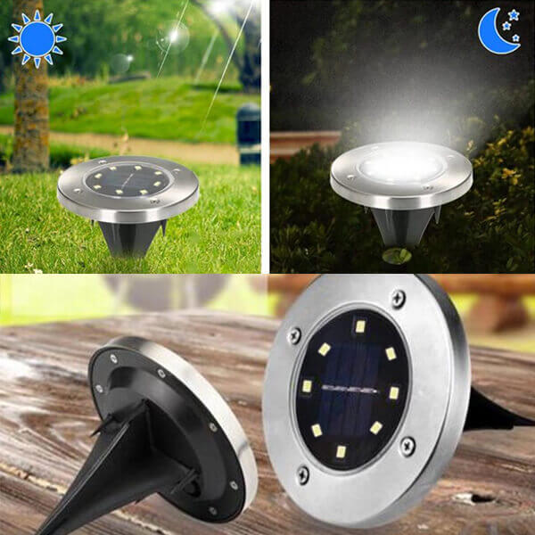 LIGHTSON®: LED SOLÁRNÍ LAMPY, 2+2 ZDARMA