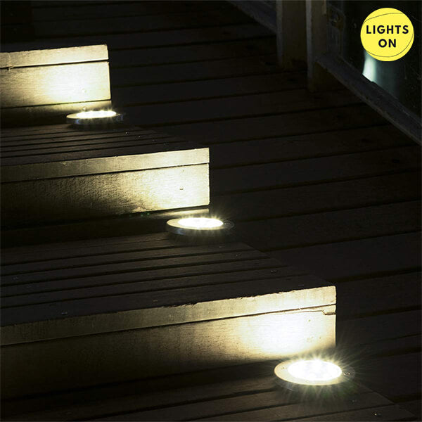 LIGHTSON®: LED SOLÁRNÍ LAMPY, 2+2 ZDARMA