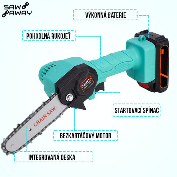 SAWAWAY™ –  AKUMULÁTOROVÁ RUČNÍ PILA
